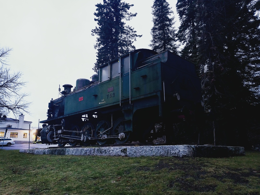 Kuopion Kukko
Kuopion aseman muistomerkki veturi, eli Vr3-sarja höyryvaihtoveturi 752, tuttavallisemmin Kukko.
Avainsanat: jyv_Vr3;Muistomerkkiveturi