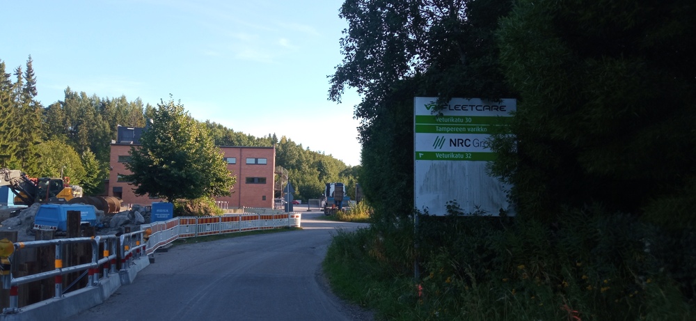 Tampereen varikon sisäänajo 14.8.2022
