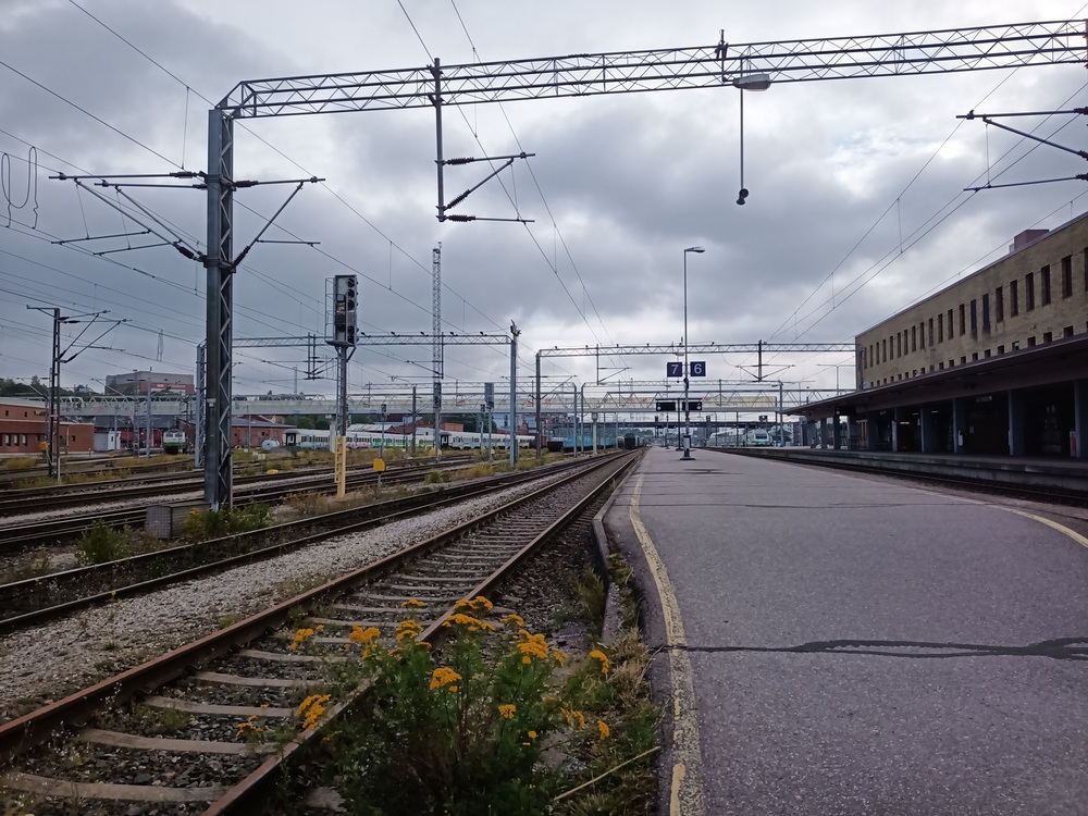 Turun näkymiä 28.7.2020
Sr1 varikolla. Matkustajavaunuja pitkäaikaissäilytyksessä. Tyhjiä raakapuujunia. Viljavaunuja. Sr2 Edo-rungon kanssa.
Avainsanat: infra_asemarakennus